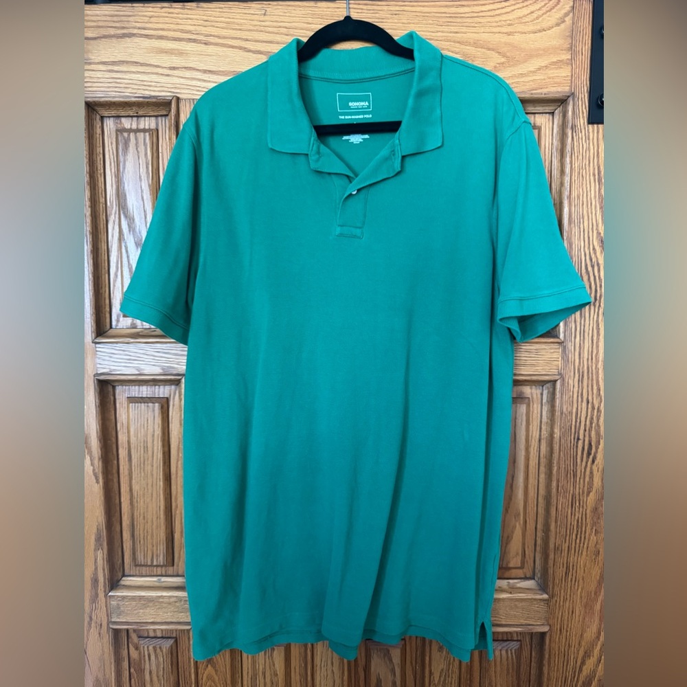 Men's Kelly Green Polo Shirt